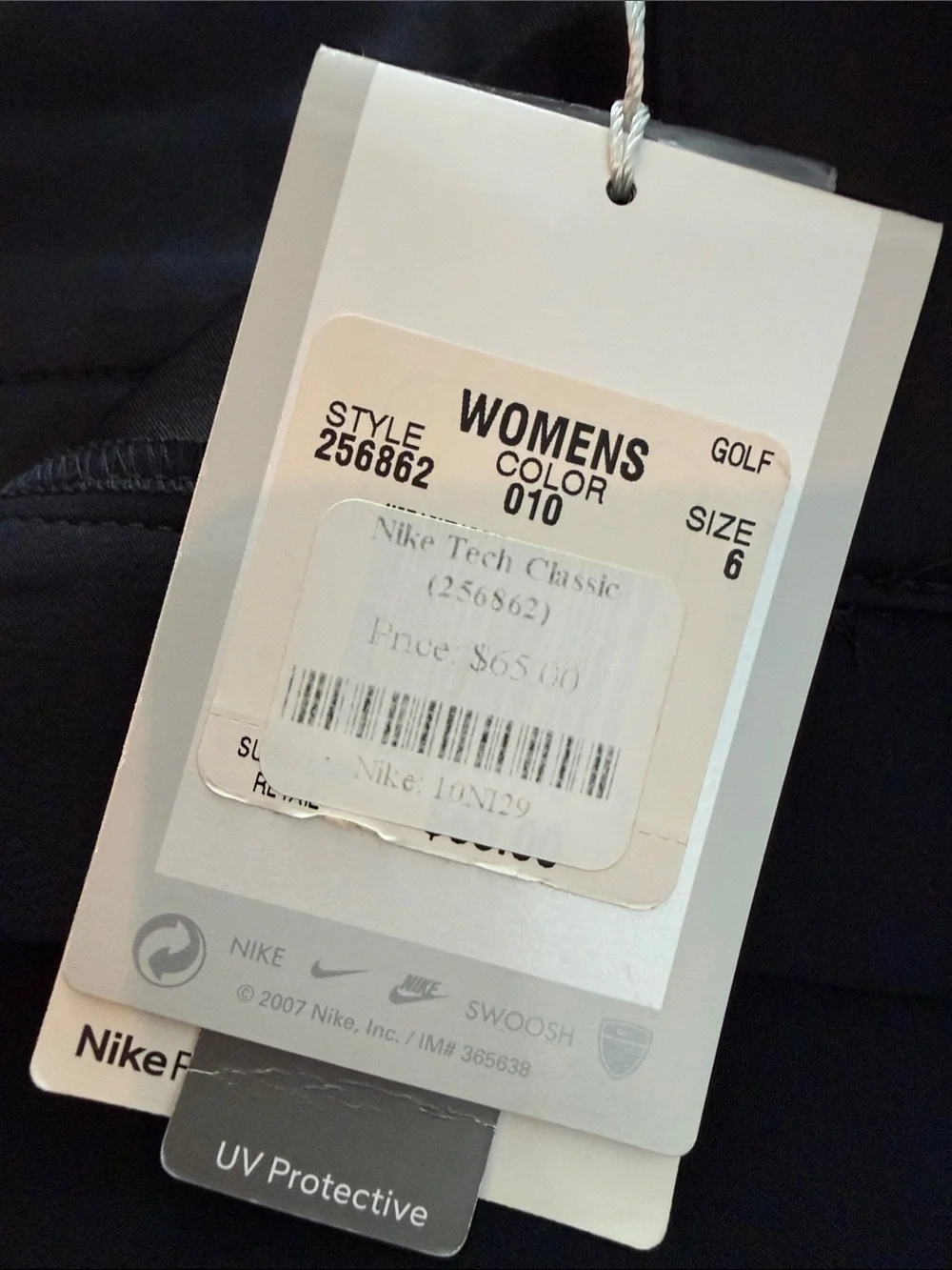 Nike Black Women's Golf Shorts
